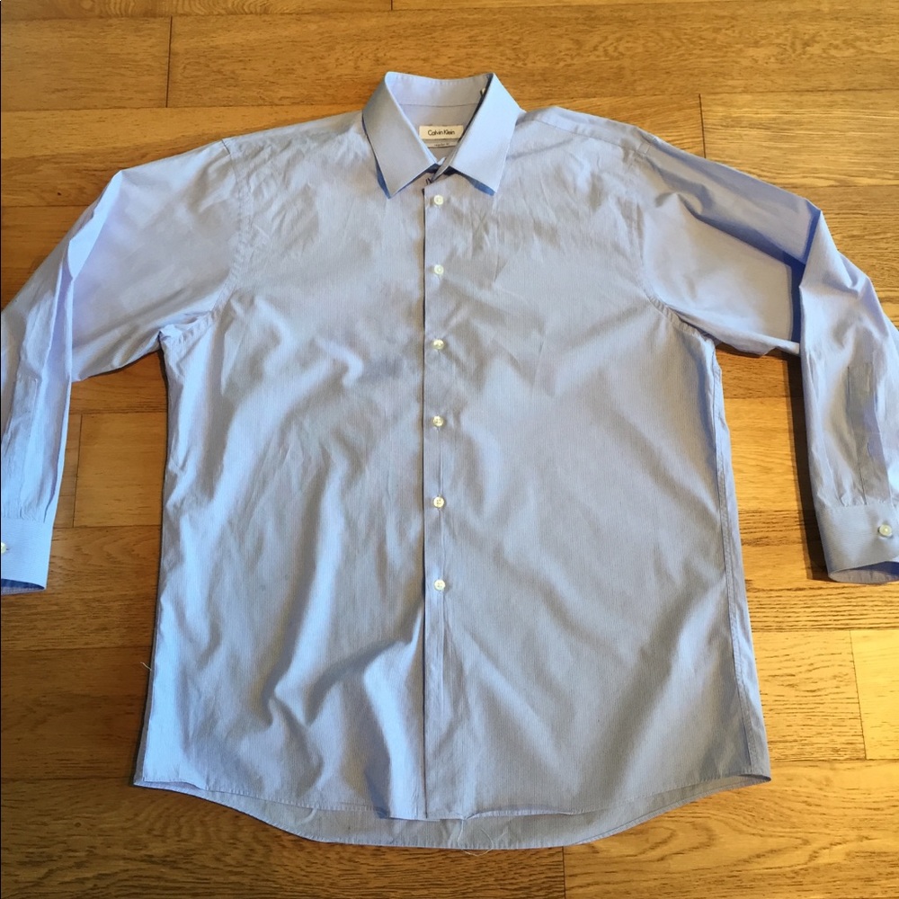 Calvin Klein Striped Button Up Regular Fit